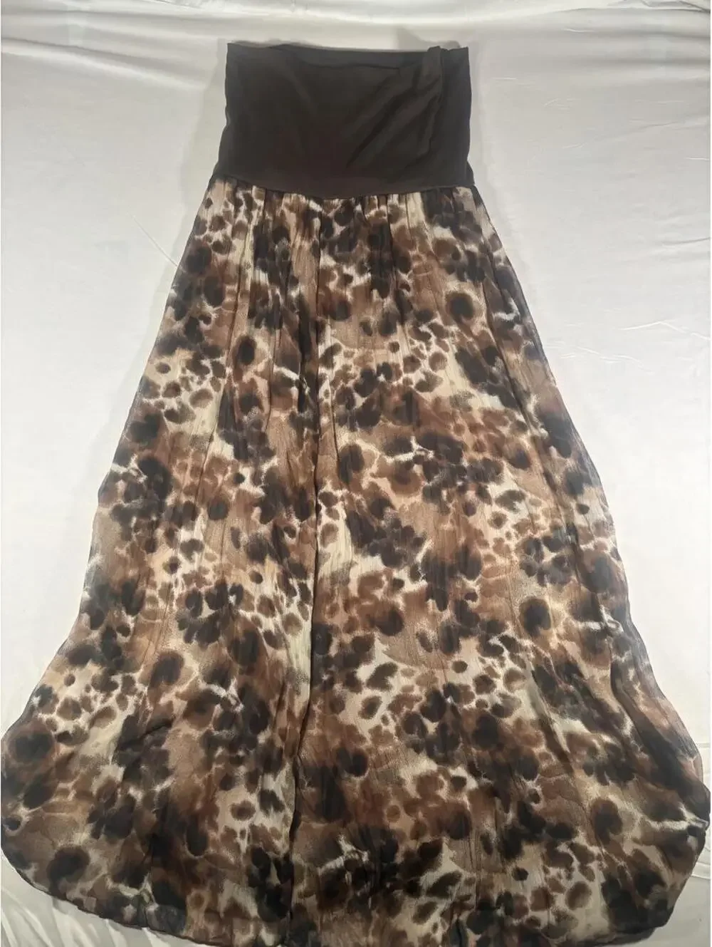 Matty m. Women's Brown and Multi Skirt